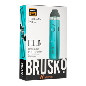 Pod система Brusko Feelin 1000 mAh Бирюзовый