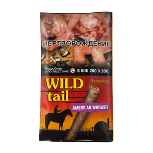 Сигарилла Wild Tail American Whiskey (Американский виски) 5 шт (в пачке)